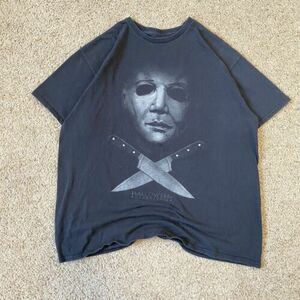 Vintage Y2K Halloween Resurrection Movie Promo Tee Shirt Slasher Horror 2000s 海外 即決