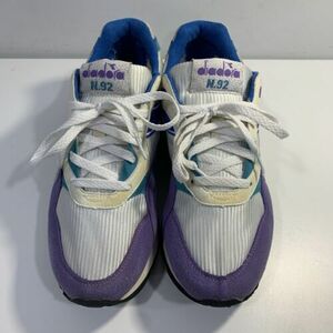 Diadora N9002 White ブルー Purple White Multicolor Men's 10 ATHLETIC ランニング shoes 海外 即決