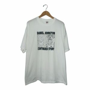 Vintage Daniel Johnston Shirt Continued Story Music Art Promo Original Rare XL 海外 即決