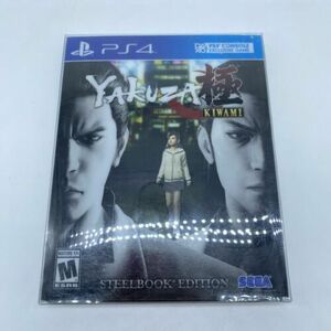 Yakuza Kiwami SteelBook Edition (Sony PlayStation 4 PS4) Complete TESTED Sticker 海外 即決