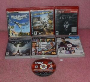 7 Playstation 3 Video Game Lot. 海外 即決