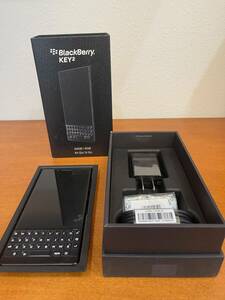 BlackBerry Key2 - 64GB - Black (Unlocked) BBF100-2 Brand New 海外 即決