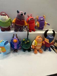 Monsters University MU Disney Pixar Lot of 9 Stuffed Animals Plush Toys EUC 海外 即決