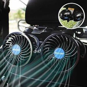 машина вентилятор PORAXY новейшая модель автомобильный вентилятор автомобильный электрический вентилятор нет -ступенчатый поток воздуха настройка 360 раз угол настройка возможность 4 дюймовый two вентилятор ta Ipsa 