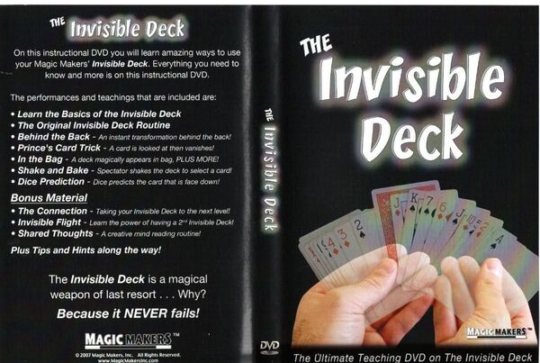 Invisible Deck インビジブルデックの使い方 DVD