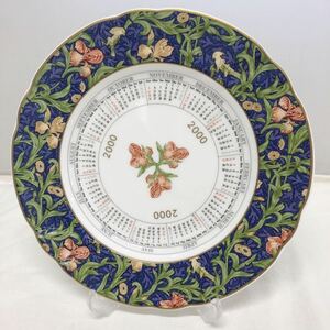 1円〜【NIKKO COMPANY V &A WILLIAM MORRIS】5-36 プレート　丸皿（中古品）