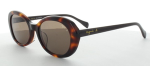  Agnes B SG 51-0003-2 Habana temi genuine products regular handling shop agnes b sunglasses stock goods UV cut fashion 