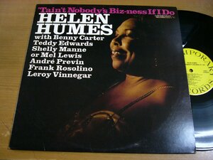 LP0099／【USA盤】HELEN HUMES：TAIN'T NOBODY'S BIZ-NESS IF I DO.