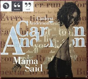 Carleen Anderson1Mama Said](貴重4曲CDS)UKソウル/アシッドジャズ/Young Disciples/Incognito/The Brand New Heavies/Paul Weller関連