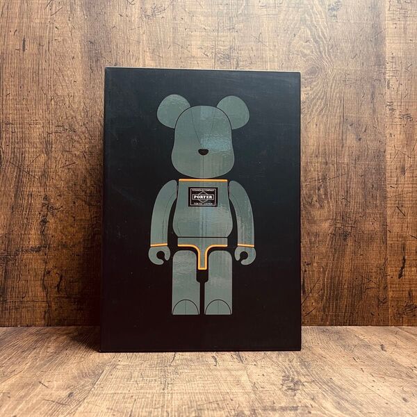 BE@RBRICK PORTER 400% TANKER SAGE GREEN ベアブリック MEDICOM TOY ポーター
