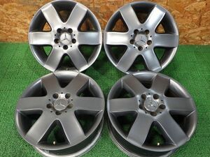 メルセデス ベンツ W639 Vクラス 純正アルミホイール 17×7J 5H PCD112 ＋56 ハブ径67【4本/純正戻し/17インチ/ガンメタ】手渡し可