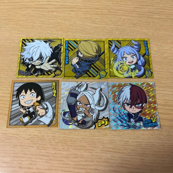 僕のヒーローアカデミア シールウエハース 6枚