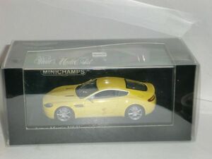 ☆1/43 MiniChamps Aston Martin V8 Vantage Geneve Presentation 黄