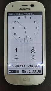 B014 docomo Xi らくらくスマートフォン4 F-04J FUJITSU 4G androidスマホ 簡易動作確認＆簡易清掃＆初期化OK 判定○ 送料無料 現状品