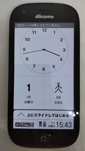 B018 docomo Xi らくらくスマートフォン4 F-04J FUJITSU 4G androidスマホ 簡易動作確認＆簡易清掃＆初期化OK 判定○ 送料無料 現状品