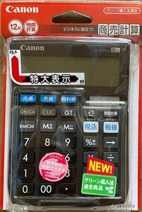 *+:☆ Canon 12桁電卓 LS-122TSG ミニ卓上サイズ 時間計算 商売計算機能付 グリーン購入法適合商品 ☆:+*