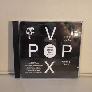 US盤【中古CD】VOX POP More Drugs Than Elvis KPFK Radio 1980 LAパンク 豪華面子 Del Hopkins Jeff Dahl Paul Cutler Michael Ochoa他