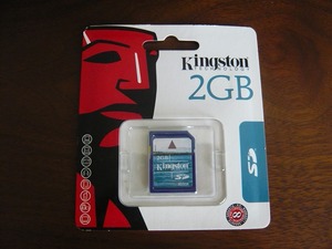 【未開封品】Kingston SDカード 2GB