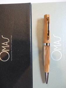 ◆【未使用・新品】【送料230円～】OMAS　オマス　ボローニャコレクション　マザーオブパール　ツイスト式ボールペン　肌色