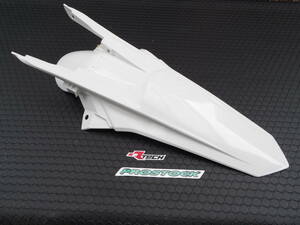 KTM エンデュ－ロ EXC EXC-F XC-W (17-19年) リアフェンダー Ｒ-TECH(イタリア製)白色 在庫あり即納！純正互換品/６DAYS/クロスカントリー 