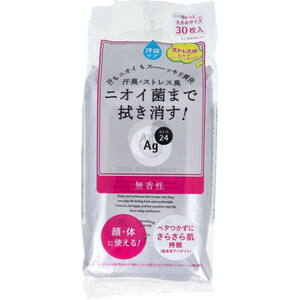 まとめ得 エージーデオ24 クリアシャワーシート 無香料 30枚入 x [4個] /k