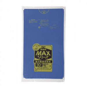ジャパックス MAXシリーズポリ袋90L 青 10枚×30冊 S-94 /a
