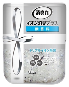 まとめ得 消臭力クリアビーズ イオン消臭プラス 本体 無香料 エステー 芳香剤・部屋用 x [5個] /h