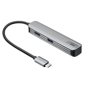 サンワサプライ USB Type-Cマルチ変換アダプタ(HDMI+カードリーダー付) USB-3TCHC5S /l