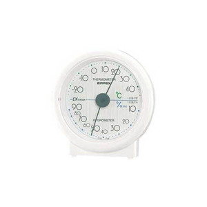 まとめ得 EMPEX 温度・湿度計 セレステ 温度・湿度計 卓上用 TM-5501 ホワイト x [2個] /l