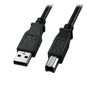 まとめ得 サンワサプライ USB2.0ケーブル ブラック 2m KU20-2BKK2 x [2個] /l