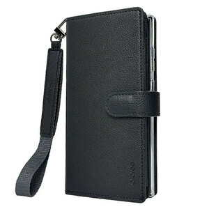 araree アラリー 手帳型スマホケース Wallet Diary ウォレットダイアリー for Galaxy S24 Ultra ブラック AR26684S24U /l