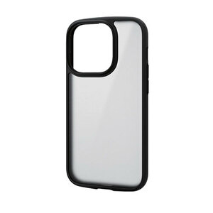 まとめ得 エレコム iPhone 14 Pro TOUGH SLIM LITE フレームカラー 背面ガラス シルキークリア ブラック PM-A22CTSLFCGMB x [2個] /l