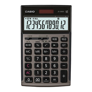 CASIO основной деловая практика калькулятор время счет модель серый ju Brown JS-20DC-GB-N /l