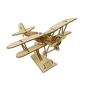エーゾーン Wooden Art ki-gu-mi 複葉機 X9105-16 /l