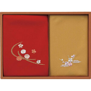  summarize profit . north embroidery entering two width furoshiki & gold . parcel red / treacle brown B9055179 x [2 piece ] /l
