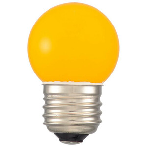 まとめ得 OHM LEDミニボール球装飾用 G40/E26/1.4W/50lm/黄色 LDG1Y-H 13 x [2個] /a
