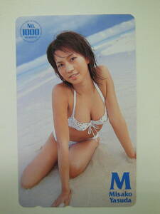 [ last liquidation / unused ][ Yasuda Misako swimsuit weekly Young Sunday 1000 number memory ] limitation telephone card 50 times . selection goods * all pre * Novelty series 