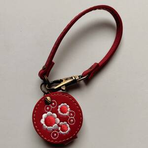 [ used beautiful goods ]ate rear retro < bag charm watch >[ flower mawashi ]* clock body only 