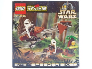  нераспечатанный LEGO Звездные войны Spee da- мотоцикл Lego блок STARWARS SPEEDER BIKES 7128 Luke Skywalker ska utoto LOOPER 