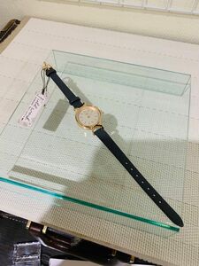 【新品未使用タグ付き】フィールドワーク　腕時計 クォーツ コレクション ファッション時計　稼働品　レディース　ネイビー