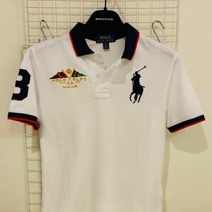 【まあまあ美品】ビッグポニー Polo Ralph Lauren ポロ ラルフローレン ポロシャツ S/P8 ジュニア　レディース