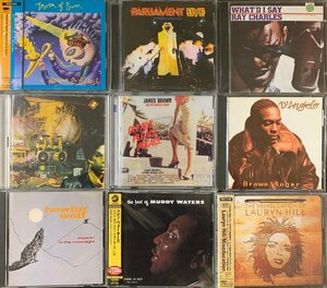 ★１円スタート!!　SOUL FUNK R&B BLUES BLACK MUSIC ソウル ファンク ブルース中古CD3箱 約285枚まとめセット★