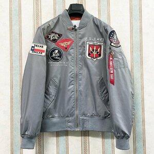  one sheets limitation regular price 6 ten thousand FRANKLIN MUSK* America * New York departure flight jacket MA-1 USAF*TYPE thin high class embroidery blouson outer size 3