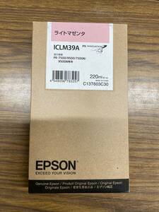  エプソン 純正インク 未使用 ICLM39A ライトマゼンタ PX-7500S PX-9500S PX-7550S PX-9550S 送料無料