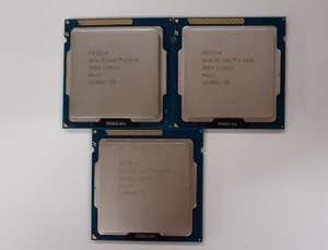 L0601-01　CPU3個セット INTEL CORE i5-3470 SR0T8 3.20GHZ