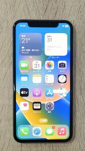 【美品】iPhoneX 64GB シルバー simフリー