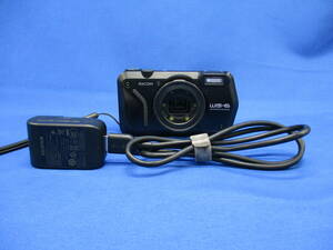 [11037]*1 jpy start * RICOH Ricoh WG-6 R02050 2022 year made 4K 20 megapixel operation goods 