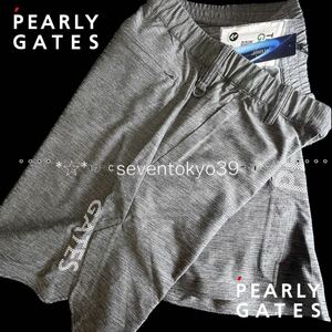  new arrival genuine article new goods 41376205 PEARLY GATES Pearly Gates /5( size L) super popular TEXBRID' dot Logo stretch short pants speed . light weight endurance 