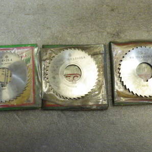 日立ツール メタルソー 外径 75 1.4㎜ 3.0㎜ 3.5㎜ 中古 3枚 日本工具製作所 75ミリ