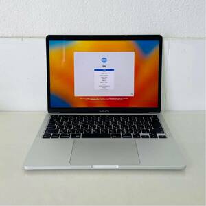 動作品　Apple MacBook Pro 13インチ M1 2020 ノート パソコン 8GB SSD 256GB 　バッテリー最大容量98% 　i18571　80サイズ発送　